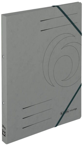 herlitz Ringmappe easy orga grau, 1 St.