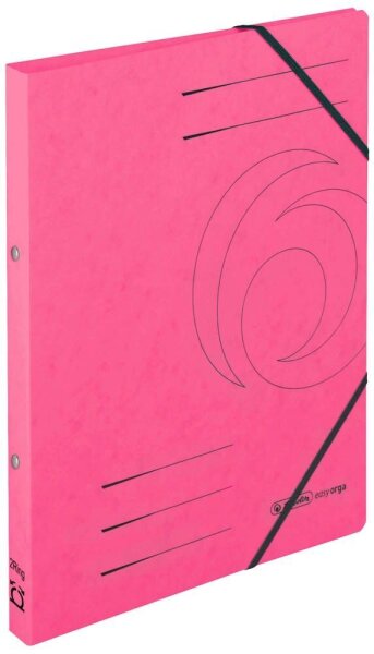 herlitz Ringmappe easy orga pink, 1 St.