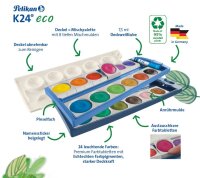 Pelikan K24 eco Wasserfarbkasten 24 Farben und 1 Tube...