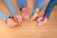 Pelikan griffix Tintenroller Lovely Pink 0,4 mm, Schreibfarbe: blau, 1 St.