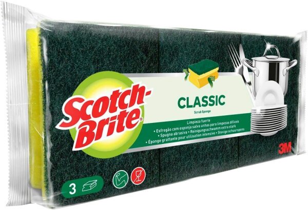 Scotch-Brite CLASSIC Topfreiniger, 3 St.