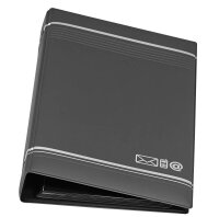 DURABLE Adress-Ringbuch TELINDEX anthrazit, 1 St.