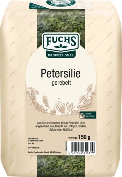 Fuchs  Petersilie gerebelt Gewürz, 150,0 g