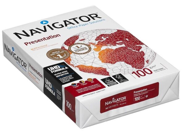 NAVIGATOR Kopierpapier Presentation DIN A4 100 g/qm 500 Blatt