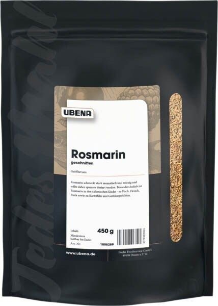 UBENA  Rosmarin geschnitten Gewürz, 450,0 g