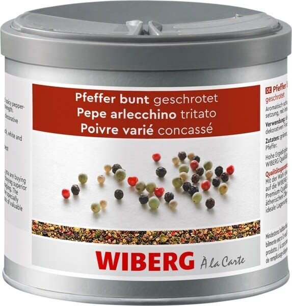 WIBERG  Pfeffer bunt geschrotet Gewürz, 580,0 g