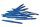 Schneider Kugelschreiber K20 - Icy Colours blau/transparent, Schreibfarbe: blau, 20 St.