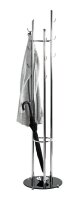 HAKU Möbel Kleiderständer 89255 silber Metall 9 Haken 40,0 x 183,0 cm, 1 St.