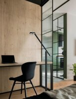 LUCTRA® by DURABLE FLOOR LITE LED LED-Schreibtischlampe schwarz 12 W