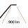 LUCTRA® by DURABLE FLOOR LITE LED LED-Schreibtischlampe schwarz 12 W