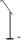 LUCTRA® by DURABLE FLOOR LITE LED LED-Schreibtischlampe schwarz 12 W