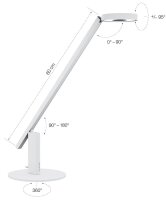 LUCTRA® by DURABLE TABLE LITE LED LED-Schreibtischlampe weiß 12 W