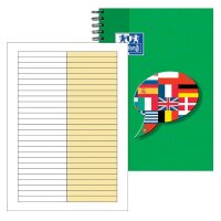 OXFORD Vokabelheft Lineatur 53 liniert DIN A5 Rand rundum, 48 Blatt, 1 St.