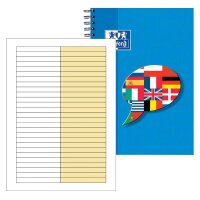 OXFORD Vokabelheft Lineatur 53 liniert DIN A5 Rand rundum, 48 Blatt, 1 St.