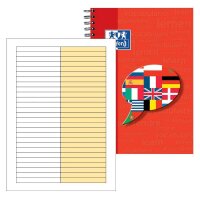 OXFORD Vokabelheft Lineatur 53 liniert DIN A5 Rand rundum, 48 Blatt, 1 St.