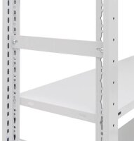 SCHULTE Seitensteg für Regale lichtgrau 60,0 cm 3,9 cm