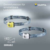 VARTA Outdoor-Sports-Ultralight H30R LED Stirnlampe gelb, 300 Lumen, 3,0 W, 1 St.