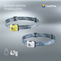 VARTA Outdoor-Sports-Ultralight H30R LED Stirnlampe gelb, 300 Lumen, 3,0 W, 1 St.