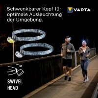 VARTA Outdoor-Sports-Ultralight H30R LED Stirnlampe gelb, 300 Lumen, 3,0 W, 1 St.
