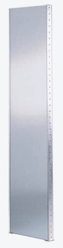 SCHULTE MULTIplus Seitenblende Abschlusswand lichtgrau 40,0 cm 100,0 cm