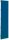 SCHULTE MULTIplus Seitenblend Abschlusswand enzianblau 40,0 cm 125,0 cm