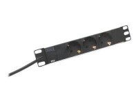 DIGITUS DN-95411 3-fach Steckdosenleiste 2,0 m schwarz