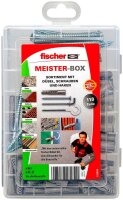 fischer Meister-Box - UX + S + H 513894 Dübel- und Schrauben-Sortiment, 118-teilig