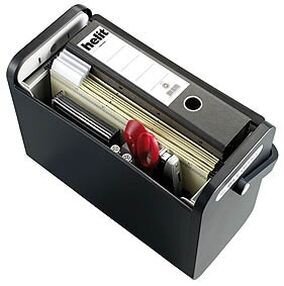 helit Hängeregister-Box ohne Mappen schwarz