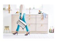 brabantia Newlcon Mülleimer 12,0 l silber, 1 St.