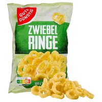 GUT&GÜNSTIG Zwiebelringe Chips 100,0 g, 1 St.