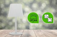 Idena 50124 Touch LED Tischlampe weiß