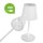 Idena 50124 Touch LED Tischlampe weiß