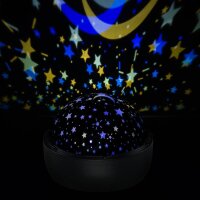 Idena Sternenhimmel LED Nachtlicht schwarz, 1 St.