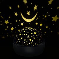 Idena Sternenhimmel LED Nachtlicht schwarz, 1 St.