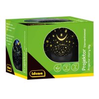 Idena Sternenhimmel LED Nachtlicht schwarz, 1 St.