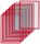 FRANKEN Magnetrahmen ECO rot A4, 10 St.