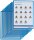 FRANKEN Magnetrahmen ECO blau A3, 10 St.