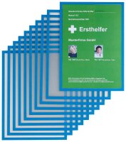 FRANKEN Magnetrahmen ECO blau A4, 10 St.
