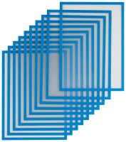 FRANKEN Magnetrahmen ECO blau A4, 10 St.