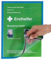 FRANKEN Magnetrahmen ECO blau A4, 10 St.
