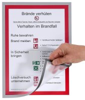 FRANKEN Magnetrahmen ECO grau A4, 10 St.