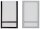 FRANKEN Magnetrahmen Fototaschen grau 72,0 x 0,5 x 115,0  mm, 5 St.