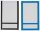 FRANKEN Magnetrahmen Fototaschen blau 72,0 x 0,5 x 115,0  mm, 5 St.