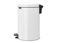 brabantia Newlcon Mülleimer 12,0 l weiß, 1 St.