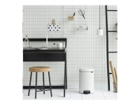 brabantia Newlcon Mülleimer 12,0 l weiß, 1 St.