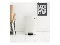 brabantia Newlcon Mülleimer 12,0 l weiß, 1 St.