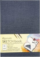 Ilijanum Skizzenbuch DIN A5 blanko, marine Hardcover 54...