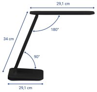 MAUL MAULSally LED LED-Akku-Schreibtischlampe schwarz 4,5 W