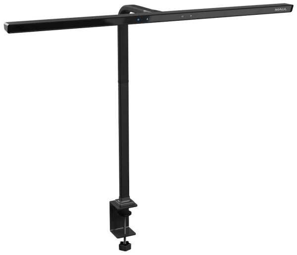 MAUL MAULgate LED LED-Schreibtischlampe schwarz mit Tischklemme