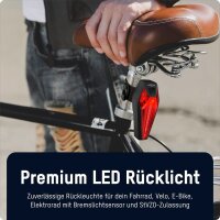 ANSMANN Rear break LED Fahrradbeleuchtung schwarz, 1 St.